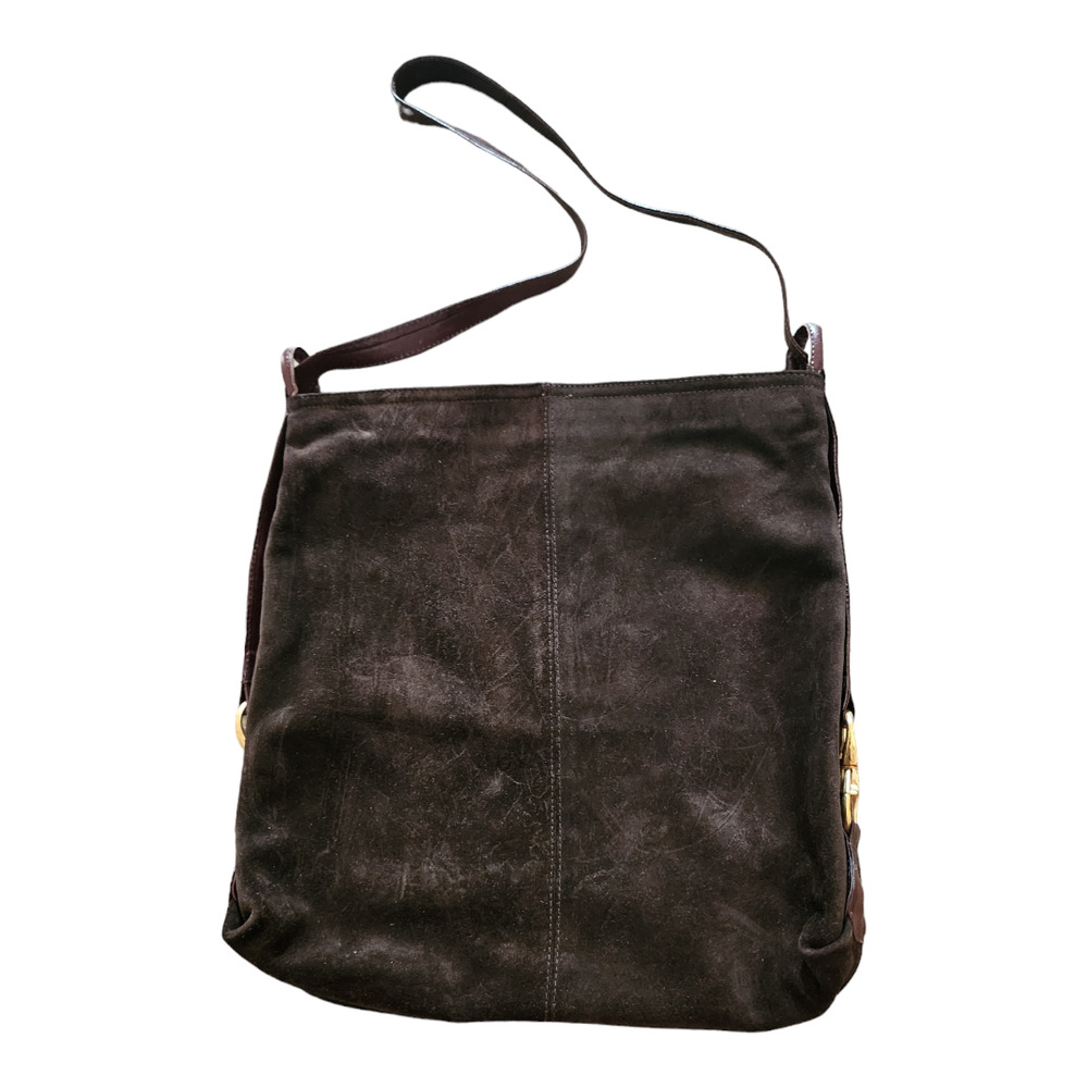 Vintage Strawbridge & Clothier Suede Handbag